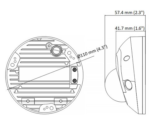 KAMERA WANDALOODPORNA IP DS-2CD2543G2-IS(2.8MM)/PL AcuSense - 4 Mpx Hikvision