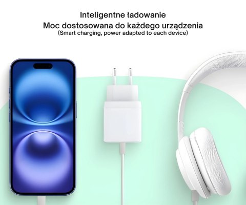 ŁADOWARKA SIECIOWA USB POWERSOURCE SOLO30 CHARB-GC-30C-W Green Cell