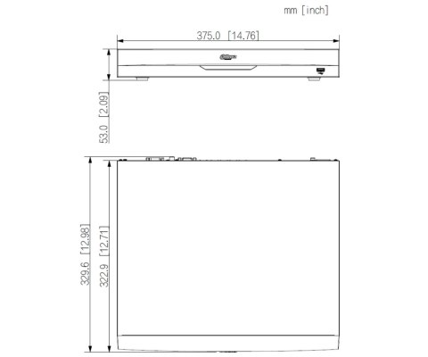 REJESTRATOR IP NVR5216-16P-EI2 16 KANAŁÓW, 16 PoE WizSense DAHUA