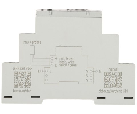 CZUJNIK TEMPERATURY TEMP-SENSOR-DIN/BLEBOX Wi-Fi BleBox