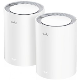 DOMOWY SYSTEM WI-FI MESH M3000(2-PACK) V2.0 Wi-Fi 6 2.4 GHz, 5 GHz, 574 Mb/s + 2402 Mb/s CUDY