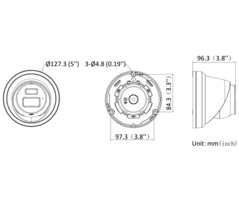 KAMERA IP DS-2CD2343G2-LI2U/SL(2.8MM)(BLACK)/PL AcuSense - 4 Mpx 2.8 mm Hikvision