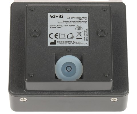 LAMPA OGRODOWA LED Z CZUJNIKIEM RUCHU AD-OP-6605GLPMR4 ENID LED ADVITI