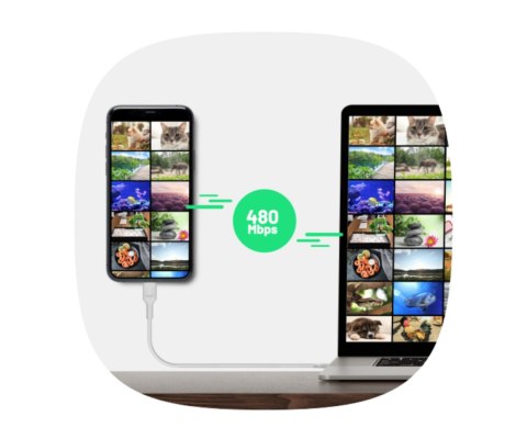 PRZEWÓD KABGC100PF30MG USB-C/USB-C POWERFLEX 0.3 m Green Cell