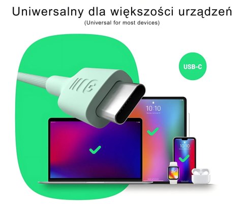 PRZEWÓD KABGC100PS200MG USB-C/USB-C PowerStream 2.0 m Green Cell