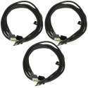 ZESTAW PRZEWODÓW KABGCSET03 Ray 3 x 2.0 m Green Cell