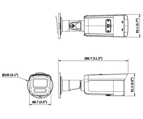 KAMERA IP DS-2CD2T63G2-4LI(2.8MM)/PL Smart Hybrid Light AcuSense - 6 Mpx 2.8 mm Hikvision