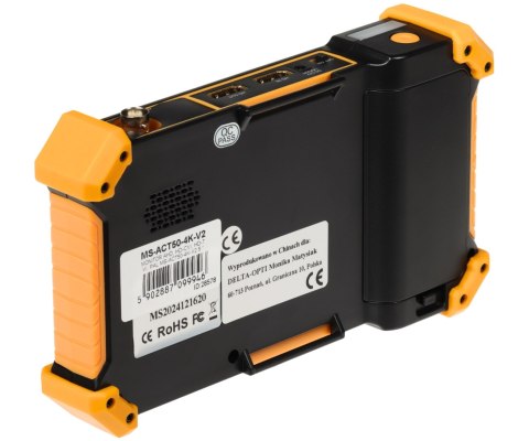 MONITOR AHD, HD-CVI, HD-TVI, PAL MS-ACT50-4K-V2 5 " DELTA TESTER