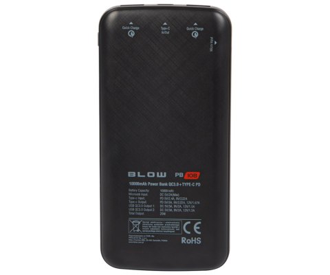 POWERBANK PB10B/B 10000 mAh 22.5 W Blow