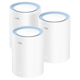 DOMOWY SYSTEM WI-FI MESH M1200(3-PACK) 2.4 GHz, 5 GHz, 300 Mb/s + 867 Mb/s CUDY