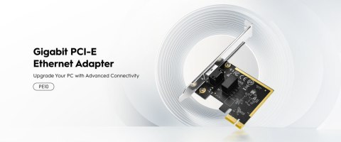 KARTA SIECIOWA ETHERNET PCIE PE10 Gigabit Ethernet CUDY