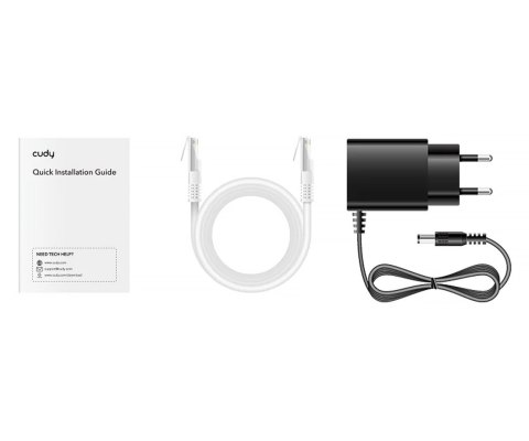 ROUTER WR6500 Wi-Fi 7 2.4 GHz, 5 GHz 688 Mb/s + 5765 Mb/s CUDY