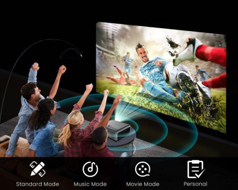 Projektor Zenwire E690H 1000 Ansi WiFi Android 11 FULL HD 4K Autofocus