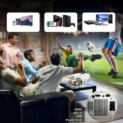 Przenośny Projektor Zenwire R1 Full HD Android Wifi Bluetooth Obrotowy