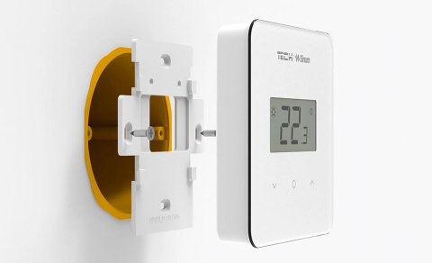 Przewodowy regulator pokojowy sinum czarny R-S2 Tech Sterowniki