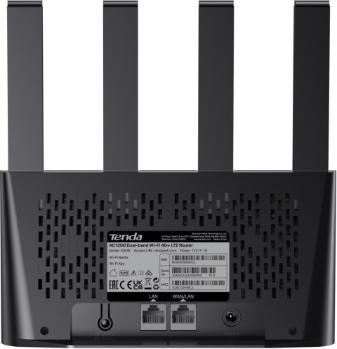 ROUTER TENDA 4G08 LTE AC1200 Dual-Band Wi-Fi 4G+