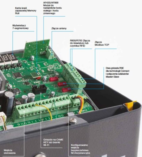 Szlaban CAME LS6 z ramieniem G06850 do 6,5m (pod LED)