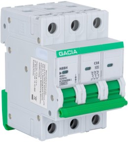 Wyłącznik nadprądowy GACIA N8BH 10KA C 3P 63A
