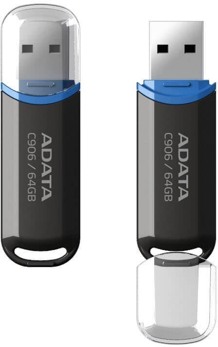 Adata Pendrive C906 64GB USB2.0 czarne