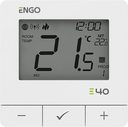 ENGO Controls E40-230W - Programowany, Internetowy natynkowy regulator temperatury ZigBee/868M