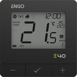 ENGO Controls E40-BATB - Programowany, Internetowy, natynkowy regulator temperatury ZigBee/868
