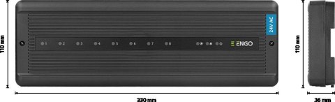 ENGO Controls ECB8-24 - Przewodowa listwa do sterowania ogrzewaniem podłogowym z modułem pompy