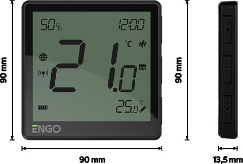 ENGO Controls EONE-BATB - Internetowy regulator temp,