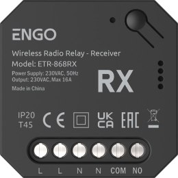 ENGO Controls ETR-868RX - Dodatkowy odbiornik do przekaźnika bezprzewodowego EngoLink ETR-868