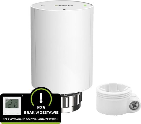 ENGO Controls ETRV-M30+RA - Bezprzewodowa, elektroniczna głowica grzejnikowa, M30x1,5, bateryj