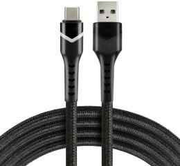 KABEL USB-A / USB-C RGB LED everActive CBB-1CBR 100cm 3A