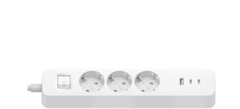 Listwa zasilająca Xiaomi 20W Power Strip (2x USB-C, 1x USB-A)