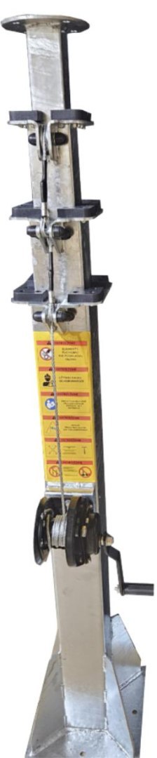 Maszt teleskopowy do monitoringu 6m