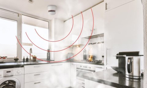 Zestaw czujników FIRESCO czujnik czadu+czujnik dymu