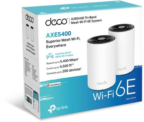 DOMOWY SYSTEM MESH WIFI TP-LINK Deco XE75(2-pack)