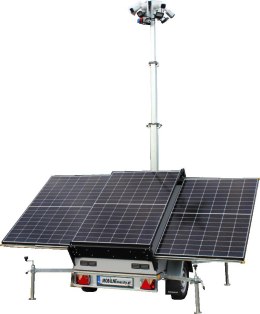 Przyczepa wieża do monitoringu PV3 do robudowy