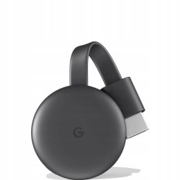 Odtwarzacz multimedialny Google Chromecast 3 czarny