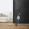 Odtwarzacz multimedialny Google Chromecast 4K z Google TV Niebieski