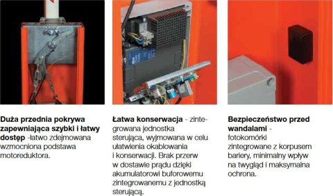 Szlaban NICE WIDE S - zestaw do 4 metrów