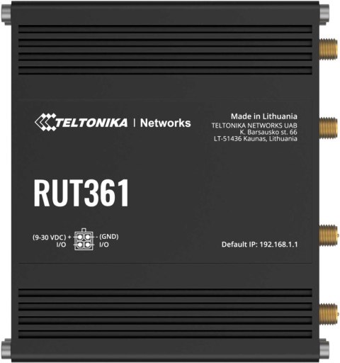 Teltonika RUT361 router przemysłowy 4G / LTE (RUT361100000)