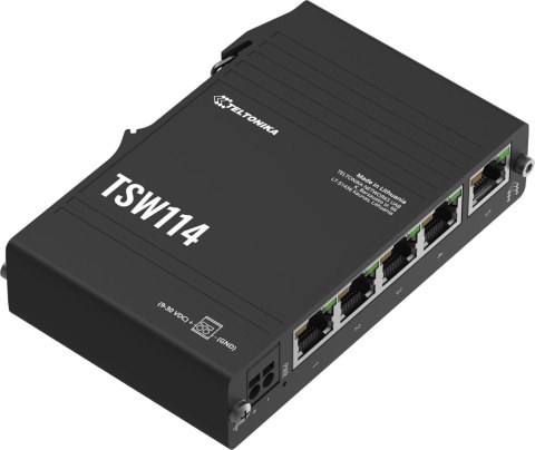 Teltonika TSW114 switch przemysłowy 5xGE (TSW114000000) DIN
