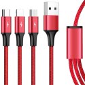 Unitek 3-in-1 USB Kabel ładujący C4049RD