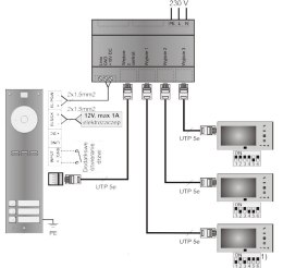 ACO MPRO 7 BK Monitor Familio PRO 7