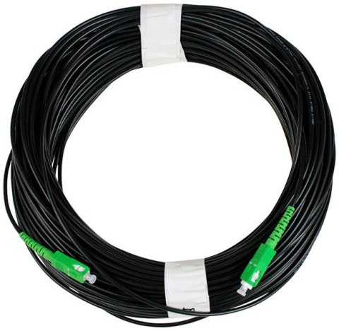 PATCHCORD ŚWIATŁOWODOWY SM 50M SIMPLEX 9/125 SC/APC-SC/APC zewn