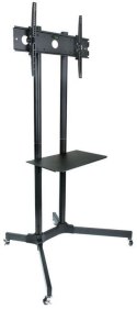 STOLIK/WÓZEK NA KÓŁKACH+UCHWYT DO TV 30-65" 60 KG S-08A ART
