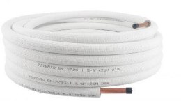 Rura Miedziana w otulinie 3/8 krąg 50 m Tivento Flex