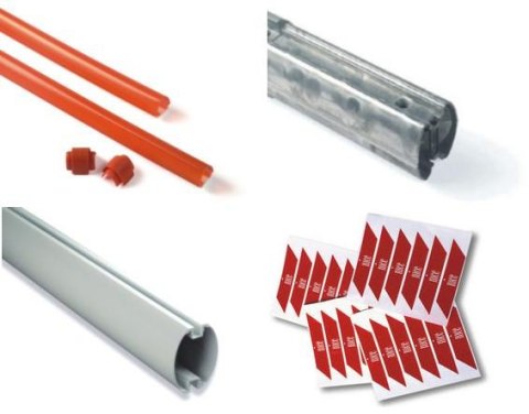 Szlaban NICE L BAR - zestaw do 8 metrów