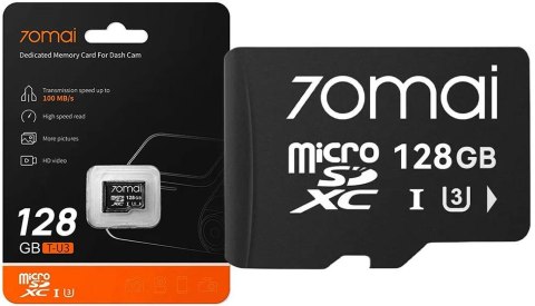 Wideorejestrator 70mai X800 Dash Cam 4K Omni czarny + microSD 70mai 128GB