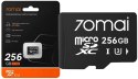 Wideorejestrator 70mai X800 Dash Cam 4K Omni czarny + microSD 70mai 256GB