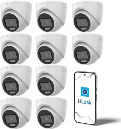 Kamera 4w1 Hilook by Hikvision kopułka 8MP TVI-T8M-20DL Opakowanie zbiorcze 10szt.