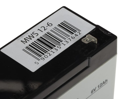 AKUMULATOR 6V/12AH-MWS MW Power